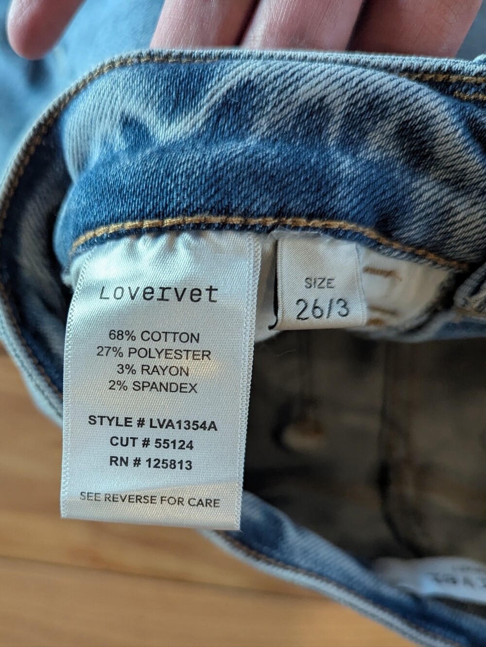 Women's Vervet Jeans Size 26 - Picture 6 of 7